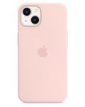 Калъф Apple - Silicone MagSafe, iPhone 13, Chalk Pink - 1t
