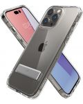 Калъф Spigen - Ultra Hybrid S, iPhone 14 Pro, прозрачен - 5t