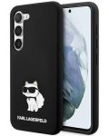 Калъф Karl Lagerfeld - Choupette NFT, Galaxy S23, черен - 2t