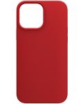 Калъф Next One - Silicon MagSafe, iPhone 13 Pro Max, червен - 5t