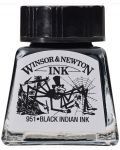 Калиграфски туш Winsor & Newton - Черен, 14 ml - 1t