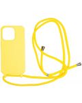 Калъф Mobile Origin - Lanyard, iPhone 14 Pro, Yellow - 1t