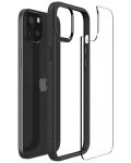 Калъф Spigen - Crystal Hybrid Matte, iPhone 15 Plus, черен - 2t