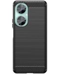 Калъф Techsuit - Carbon Silicone, Huawei nova 11i, черен - 1t