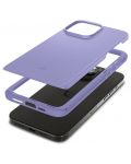 Калъф Spigen - Thin Fit, iPhone 15 Pro, Iris Purple - 2t