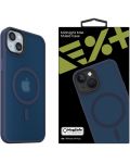 Калъф Next One - Midnight Mist Shield MagSafe, iPhone 14 Plus, син - 2t