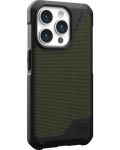 Калъф UAG - Metropolis LT Kevlar MagSafe, iPhone 15 Pro, Olive - 5t