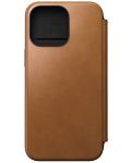 Калъф Nomad - Modern Leather Folio, iPhone 15 Pro Max, English Tan - 1t