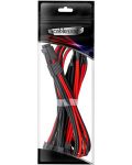Кабел CableMod - Pro ModMesh 12VHPWR, 16-Pin/4x 8-Pin, черен/червен - 3t