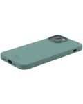 Калъф Holdit - Silicone, iPhone 13/14, Moss Green - 2t