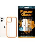 Калъф PanzerGlass - Clear, iPhone 12 mini, прозрачен/оранжев - 3t