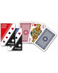 Карти за игра Piatnik - покер, бридж, канаста 1198, цвят сини - 1t