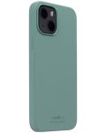 Калъф Holdit - Silicone, iPhone 13/14, Moss Green - 3t