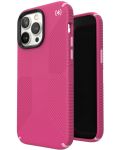 Калъф Speck - Presidio 2 Grip, iPhone 14 Pro Max, розов - 3t