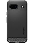 Калъф Spigen - Rugged Armor, Google Pixel 8a, черен - 2t