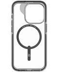 Калъф Zagg - Santa Cruz Snap, iPhone 15 Pro, прозрачен/черен - 6t