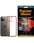 Калъф PanzerGlass - Clear, iPhone 12 Pro Max, прозрачен/червен - 3t