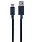 Кабел Nacon - Charge & Data, USB-C Braided Cable, 3 m (PS5) - 1t