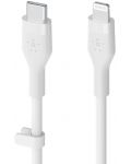 Кабел Belkin - Boost Charge, USB-C/Lightning, 1 m, бял - 2t