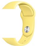 Каишка Trender - Silicone, Apple Watch, 44/45 mm, жълта - 1t