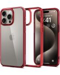 Калъф Spigen - Ultra Hybrid, iPhone 15 Pro, Deep Red - 1t