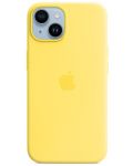 Калъф Apple - Silicone MagSafe, iPhone 14, Canary Yellow - 1t