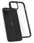 Калъф Spigen - Crystal Hybrid Matte, iPhone 15 Plus, черен - 3t