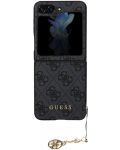 Калъф Guess - 4G Charms, Galaxy Z Flip 5, сив - 2t