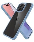Калъф Spigen - Crystal Hybrid, iPhone 15 Pro Max, Sierra Blue - 4t