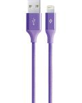 Кабел ttec - AlumiCable, USB-A/Lightning, 1.2 m, лилав - 1t