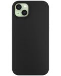 Калъф Next One - Black Silicone MagSafe, iPhone 15 Plus, черен - 1t