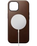 Калъф Nomad - Modern Leather, iPhone 15, кафяв - 2t
