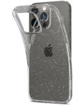Калъф Spigen - Liquid Crystal Glitter, iPhone 14 Pro, Crystal Quartz - 5t