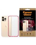 Калъф PanzerGlass - ClearCase, iPhone 13 Pro Max, прозрачен/червен - 3t