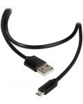 Кабел Vivanco - 36292, Micro USB/USB-A, 2 m, черен - 1t