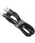 Кабел Baseus - Cafule, USB-A/Lightning, 2 m, черен - 1t