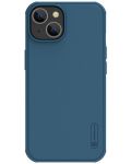 Калъф Nillkin - Super Frosted Shield Pro, iPhone 14 Plus, син - 3t