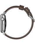 Каишка Nomad - Leather, Apple Watch 1-8/Ultra/SE, кафява/сива - 2t
