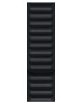 Каишка Apple - Leather Link M/L, Apple Watch, 41 mm, черна - 1t