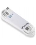Кабел Techaway - 5991, USB-A/USB-C, 0.9 m, бял - 1t