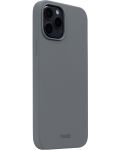 Калъф Holdit - Silicone, iPhone 12/12 Pro, Space Gray - 2t