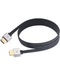 Кабел Real Cable - HD-ULTRA HDMI 2.0 4K, 3 m, черен/сребрист - 1t