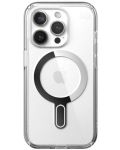 Калъф Speck - Presidio, iPhone 15 Pro, MagSafe ClickLock, прозрачен - 1t