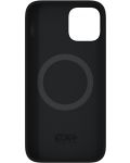 Калъф Next One - Silicon MagSafe, iPhone 12/12 Pro, черен - 2t