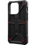 Калъф UAG - Monarch Kevlar, iPhone 15 Pro, черен - 2t
