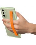 Калъф Samsung - Clear Strap, Galaxy S21 FE, Olive Green - 6t