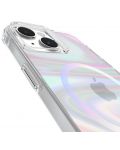 Калъф Case-Mate - Soap Bubble MagSafe, iPhone 15, многоцветен - 6t