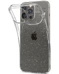 Калъф Spigen - Liquid Crystal Glitter, iPhone 13 Pro, Crystal Quartz - 2t