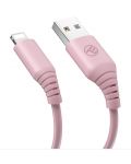 Кабел Tellur - TLL155399, USB-A/Lightning, 1 m, розов - 2t