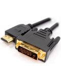 Кабел VCom - CG481G, DVI/HDMI, 1.5m, черен - 1t